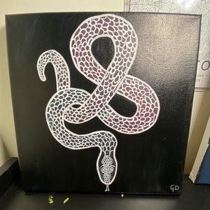 Blacklight Art Snake